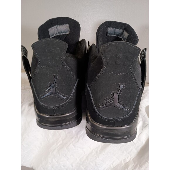 Nike Air Jordan 4 Black Cat Triple Black Mens Sneakers Shoes C1110-010 Size 11 main image 7